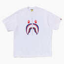 Bape Shark Japan Tee White