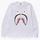 BAPE SHARK L/S TEA (SS23) BIANCO