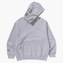 Logo Bape Shark uvolněné fit svetlover mikina šedá