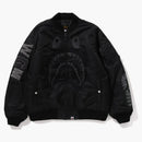 Bape Shark Ma-1 Jacket Black