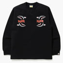 Bape Shark Ponr L/s Tee Black