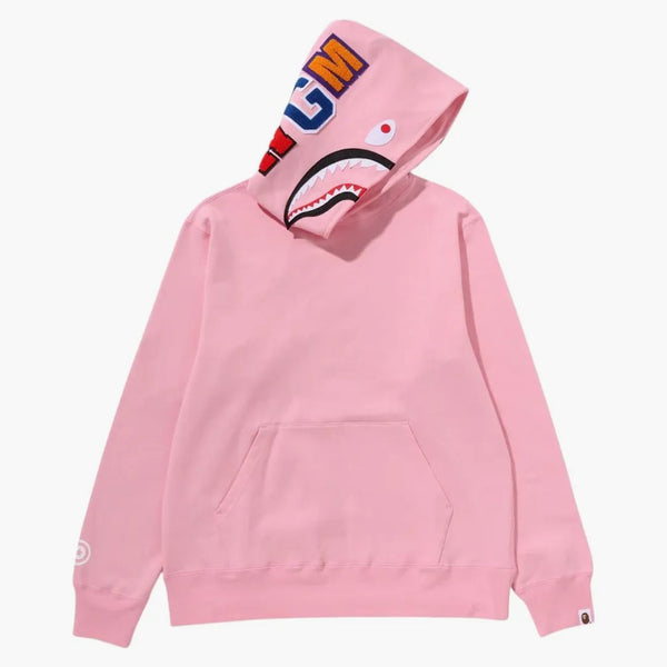 Bape Shark Pullover Hoodie (fw25) Pink