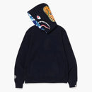 Bape Shark Sweater Inside Camo Hoodie Navy Blue