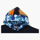 Bape Shark Sweater Inside Camo Hoodie Navy Blue