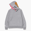 Bape Shark Pullover Inside Camo Hoodie Gray Pink