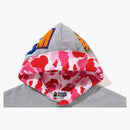 Bape Shark Pullover Inside Camo Hoodie Gray Pink