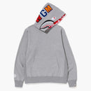 Bape Shark Pullover Inside Camo Hoodie Gray Pink