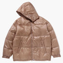 Bape Shark Relaxed Fit Down Jacket Beige