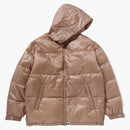Bape Shark Relaxed Fit Down Jacket Beige