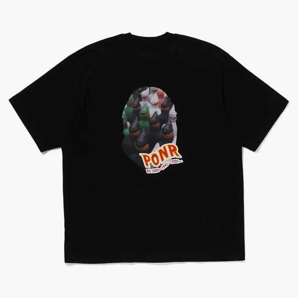 Bape Shark Seijin Photo Print Relaxed Fit Tee Black