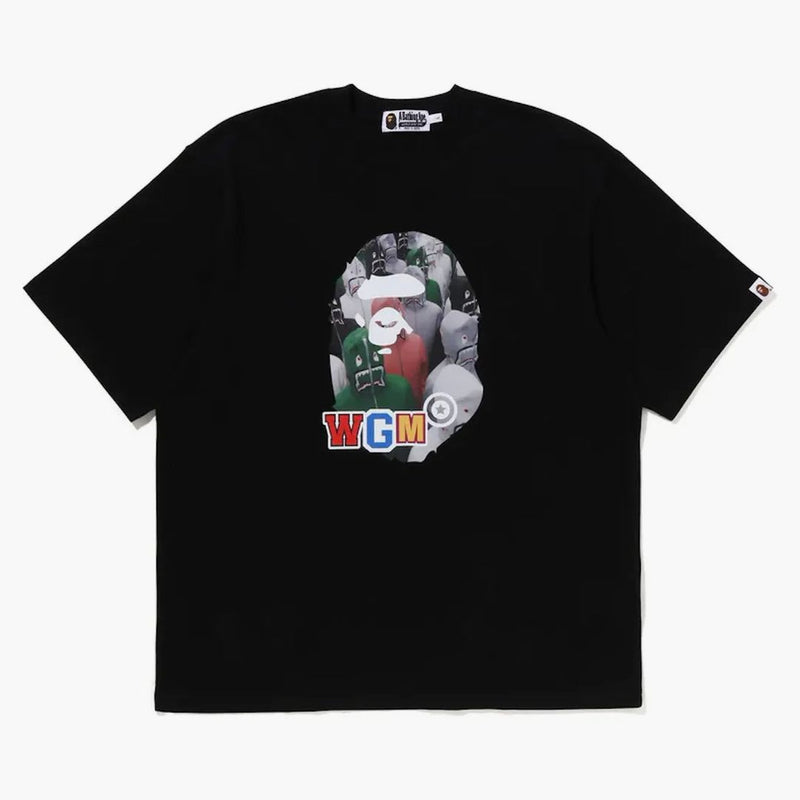 Bape Shark Seijin Photo Print Relaxed Fit Tee Black