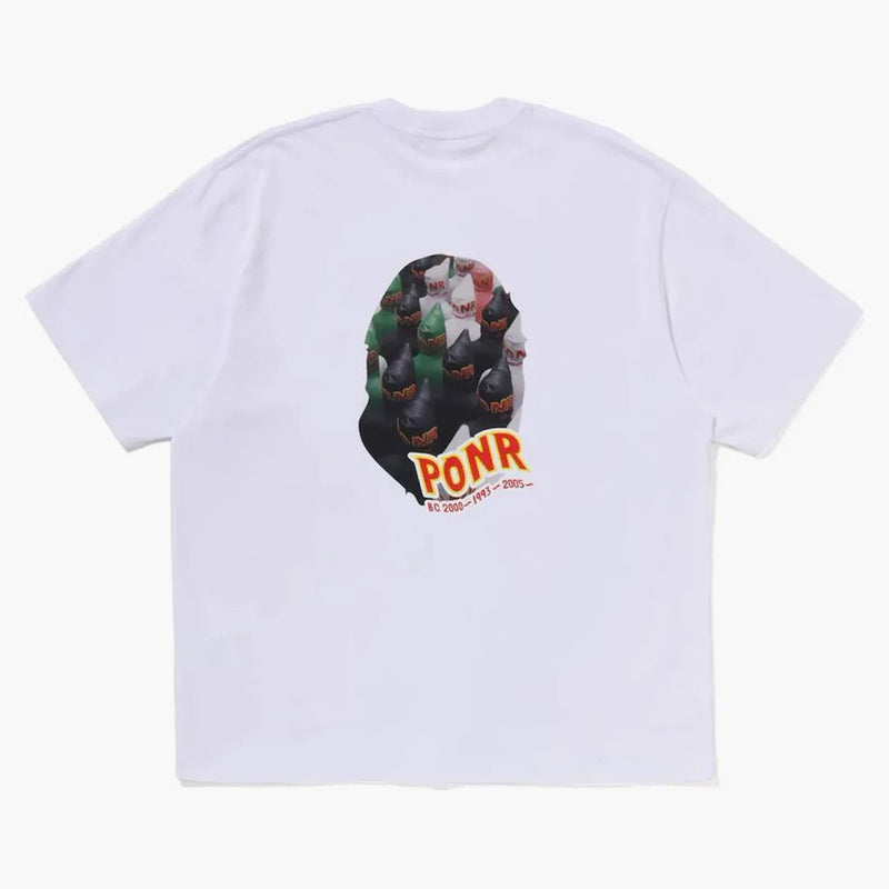 BAPE Shark Seijin Fototryck Relaxed Fit Tee White
