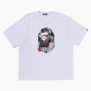 Bape Shark Seijin Photo Print Relaxed Fit Tee White