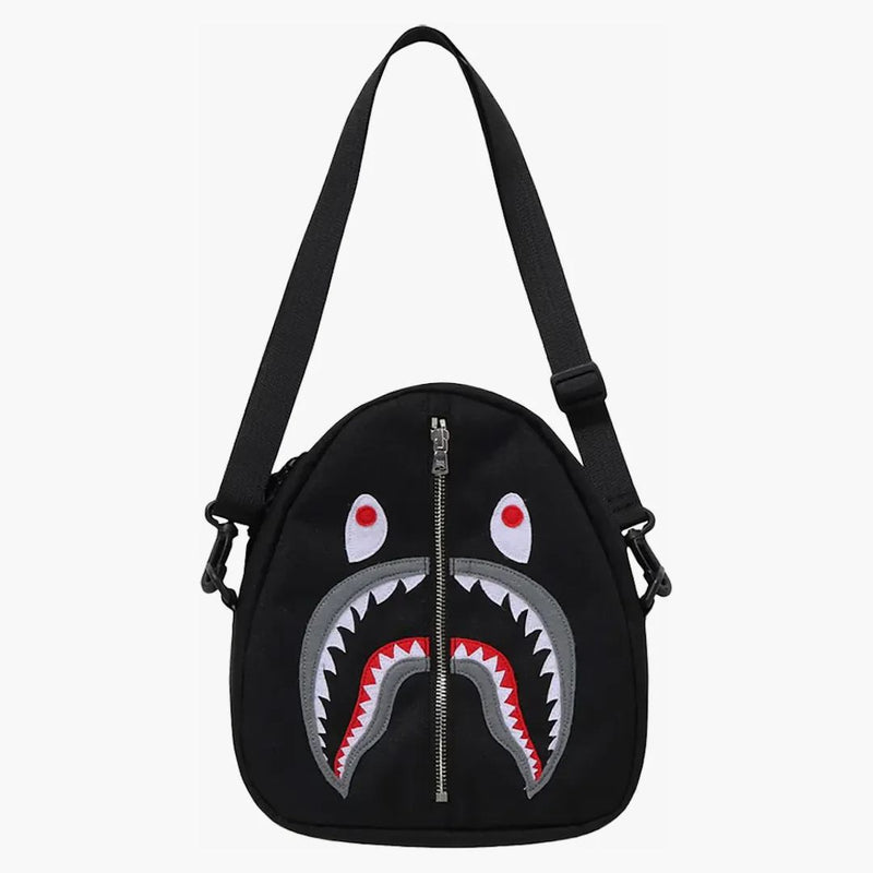 Bape Shark Shoulder Bag Black