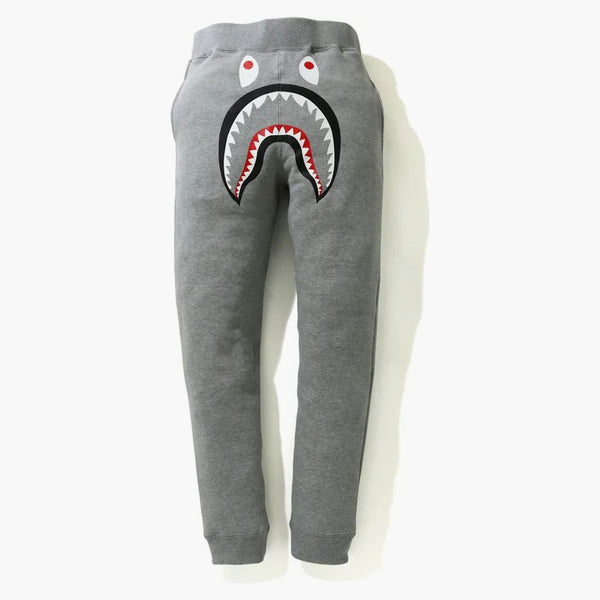 Bape Shark Slim Sweatpants Gray