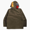 Bape Shark Snowboard Jacket Olivedrab