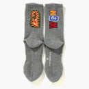 Bape Shark Socks Gray