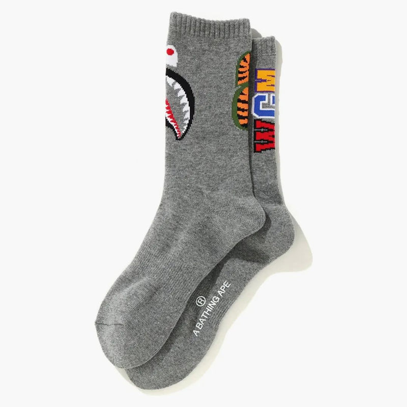 Ponožky na žraloky Bape Grey