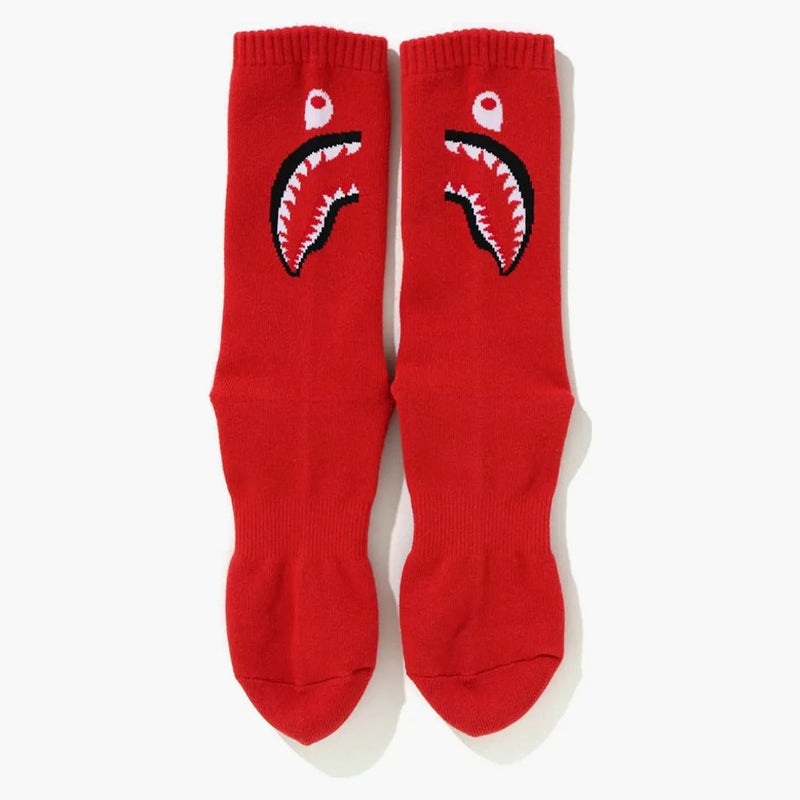 BAPE Shark Socks Red
