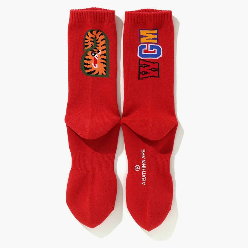 BAPE Shark Socks Red