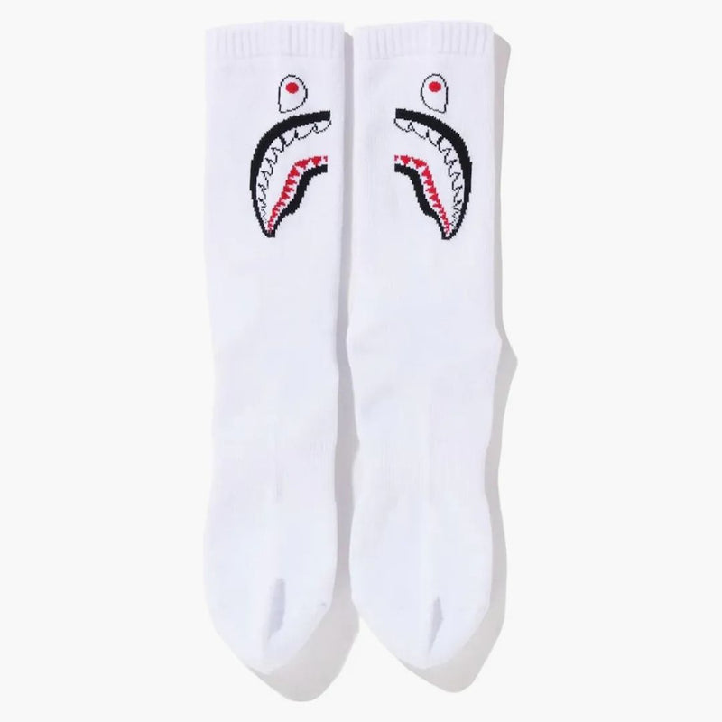 Bape squali calzini bianchi