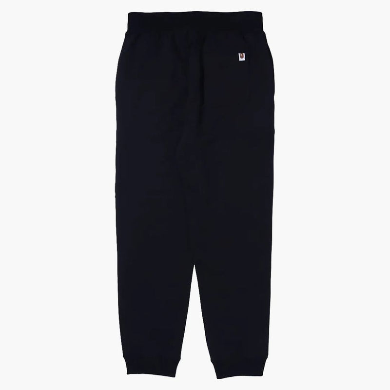 Pantalones de sudor de tiburón de Bape Negro