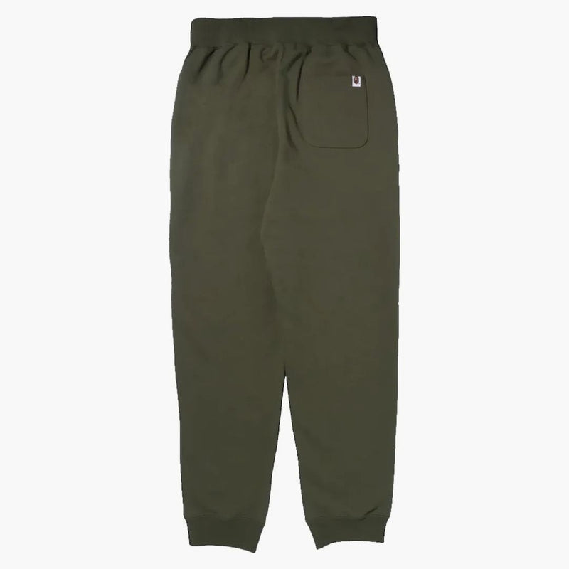 Bape Shark Shark Shetové kalhoty olivedrab