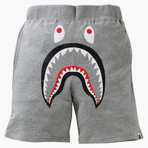 Bape Shark Sweat Shorts (SS21) Gray