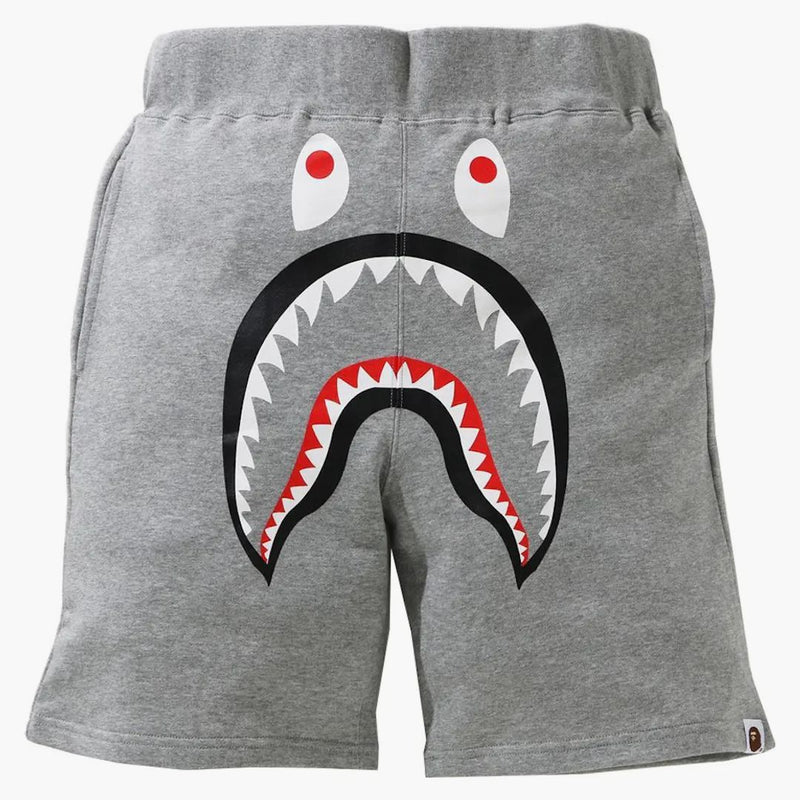 Bape Shark Sweat Shorts (SS21) Gray