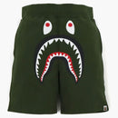 Bape Shark Sweat Shorts (FW21) Olivedrab