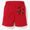 Bape Shark Sweat Shorts Red/Red