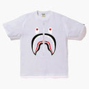 Bape Shark Tee Tee White/black