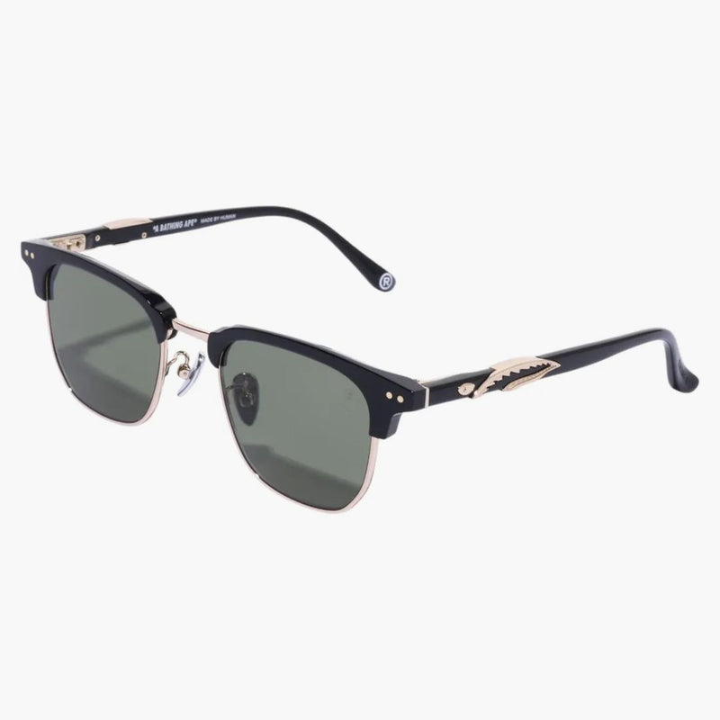 Bape squark v occhiali da sole nero/verde