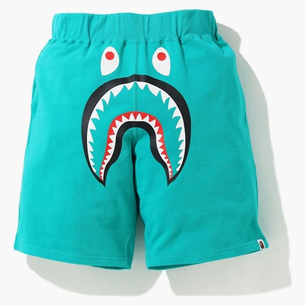 Bape Shark Wide Sweatshort Green