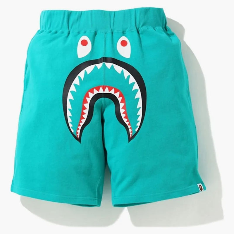 Bape Shark Wide Sweatshort Green