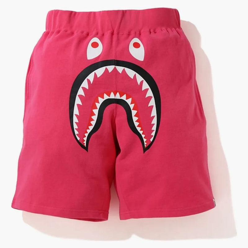 Bape Shark Wide Sweatshort Pink