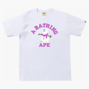 Bape Snowman College Tee White