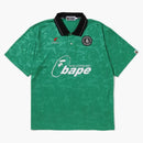 Bape Soccer Game Relaxed Fit Polo Green