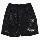 BAPE SOCCER GAME SHORTS NERO