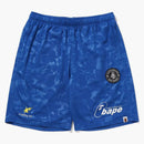 Bape Soccer Game Shorts Blue