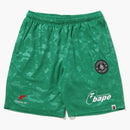 Bape Soccer Game Shorts Green
