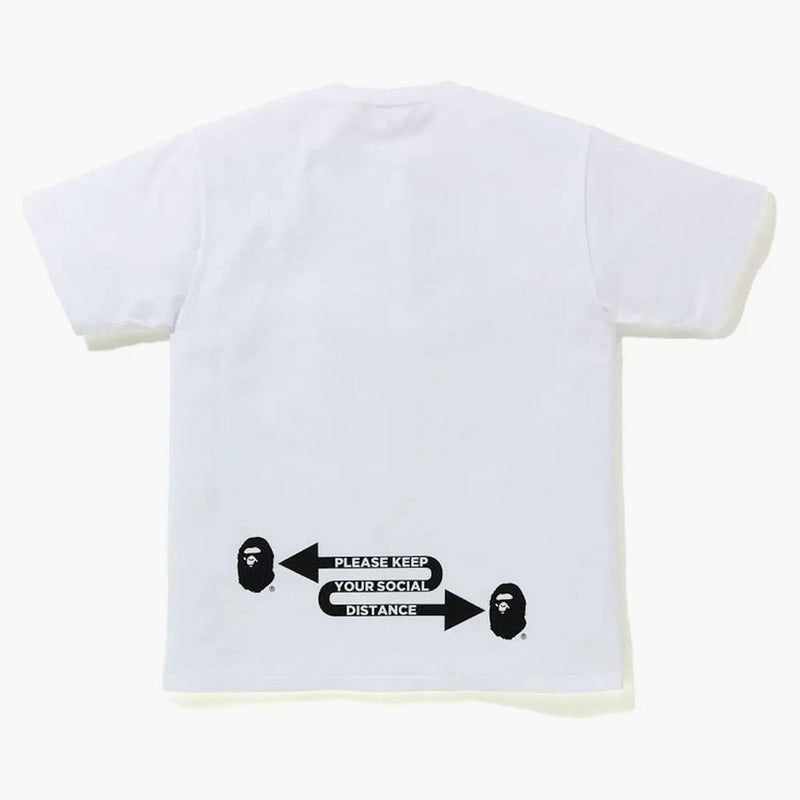 Bape sociální sleva Big Ape Head Tea White