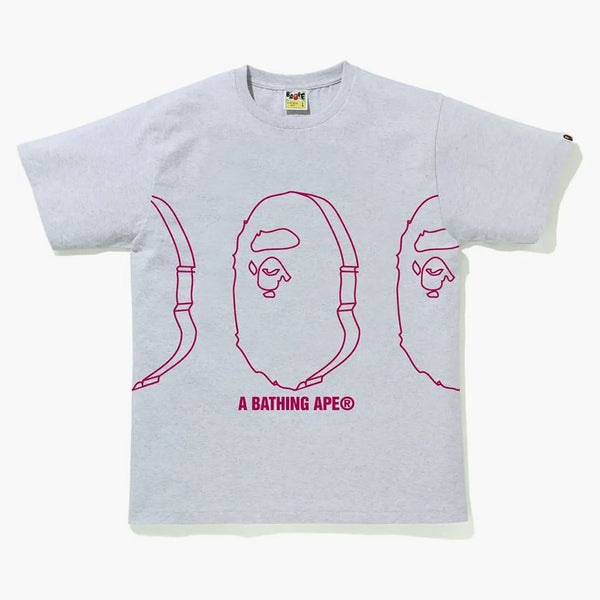 Bape Solid Ape Head Tea Grey