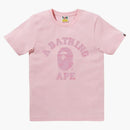 Bape Solid Camo College Tee Pink