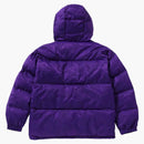 Bape Solid Camo Jacquard Down Jacket Purple