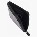 Bape Solid Camo Leather Iii Wallet Black