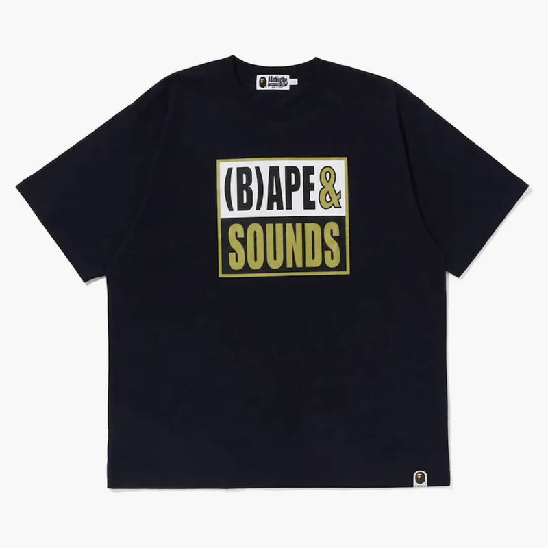 Bape Sounds Logo Tea Navy