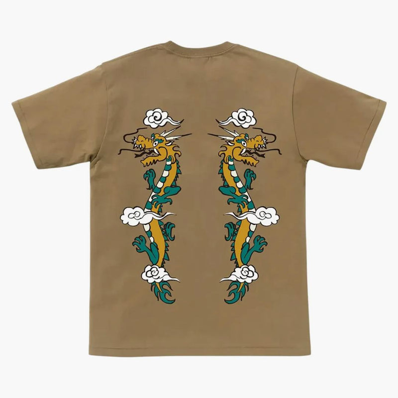 Bape Souvenir Dragon Tee Beige