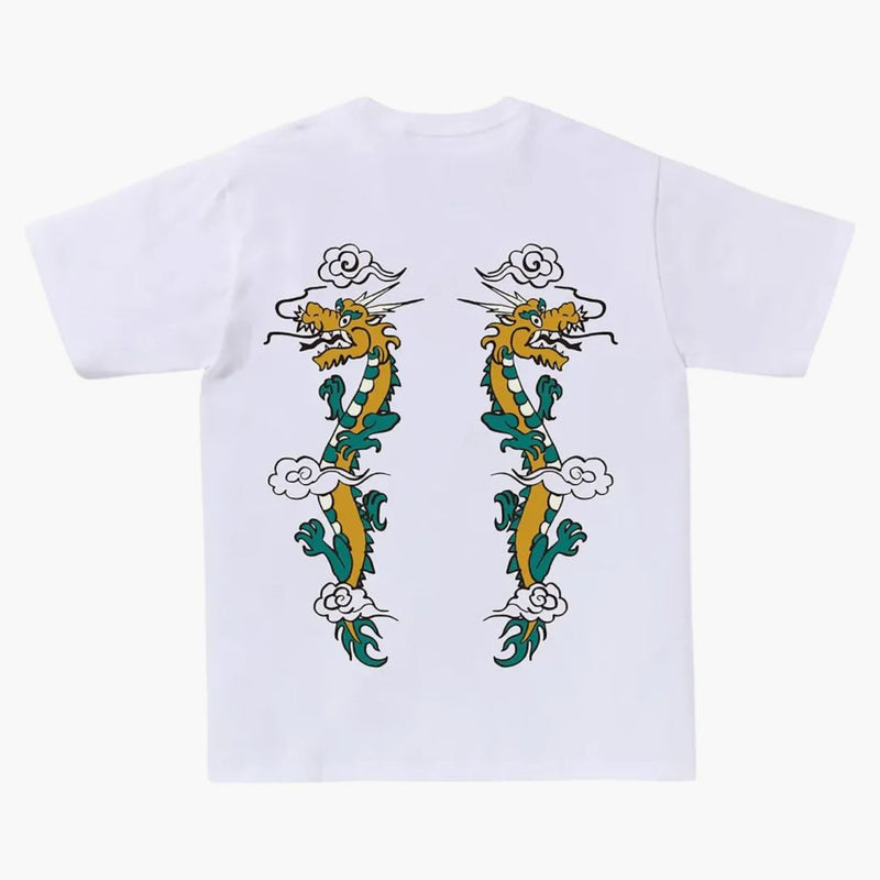 Bape Souvenir Dragon Tee White