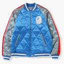 Bape suvenýrová bunda modrá